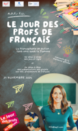 Tous champions, toutes championnes, porteurs de la flamme francophone, la Francophonie en action : tous unis sous la flamme.